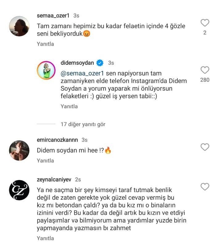 didem soydan havuz paylasimina gelen tepkiye verdigi yanit ile gundem oldu